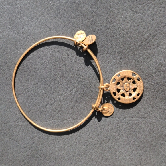 Alex and Ani Compass Charm Bangle - Picture 3 of 3